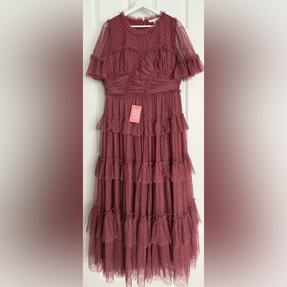 Ivy City Co. Whimsical dress in Fuchsia, size XXL - Picture 7 of 11